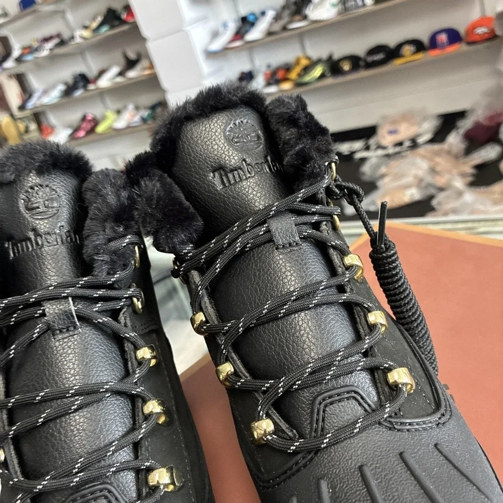 Timberland Kids' Euro Hiker Shell Toe Blackout TB0A2N3H001 SZ 4Y New DS OG Box